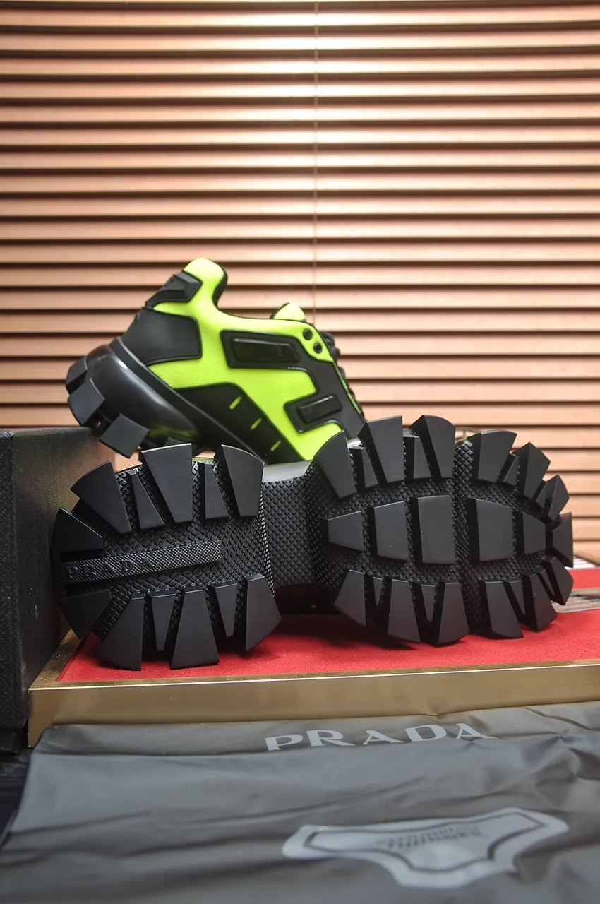 Men's shoes 💰620💶[PRADA] Top original items, new seasonal styles, high quality original items, top original breathable fabric + imported glue, imported stretch fabric inside with original cowhide foot pads, original air cushion outsole! Quality guaranteed! Code 38-45 (45 customized)